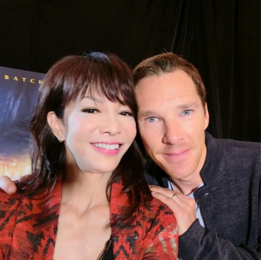 除了「日本男友」，鄭裕玲也有「英國男友」班尼狄甘巴貝治。